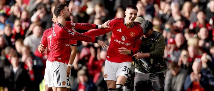  传射建功，B费当选与水晶宫一役曼联队内最佳球员 新闻