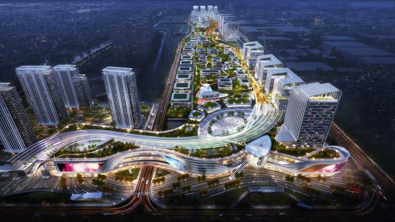  浦东金桥迎来重磅TOD综合体，浦发上城建设启动；三轨交汇时代即将来临。 房产家居