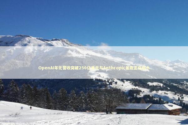 OpenAI年化营收突破250亿美元与Anthropic差距正在缩小 新闻