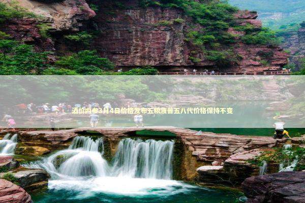 酒价内参3月4日价格发布五粮液普五八代价格保持不变 新闻