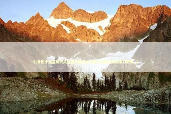 共青团中央直属机关部署开展树立和践行正确政绩观学习教育_1 新闻