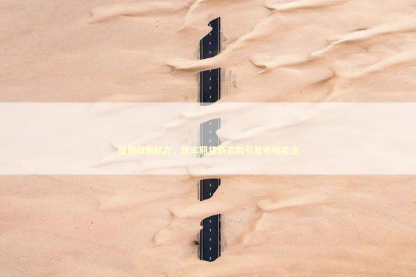 遵循政策航向，筑牢期货新态势引发市场关注 新闻